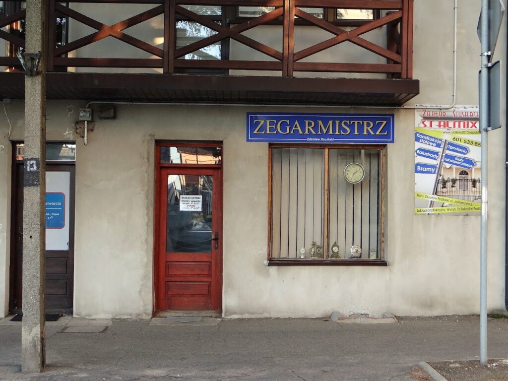 ZEGARMISTRZ Zdzisław Ruciński. Zegarmistrz Sokołów Podlaski